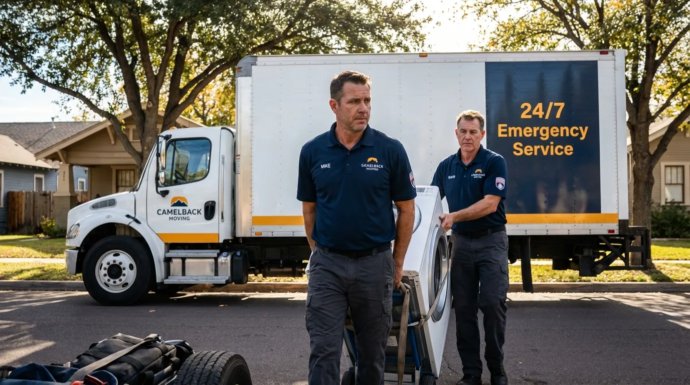CamelBack Moving crew loading furniture in LaGrange, GA